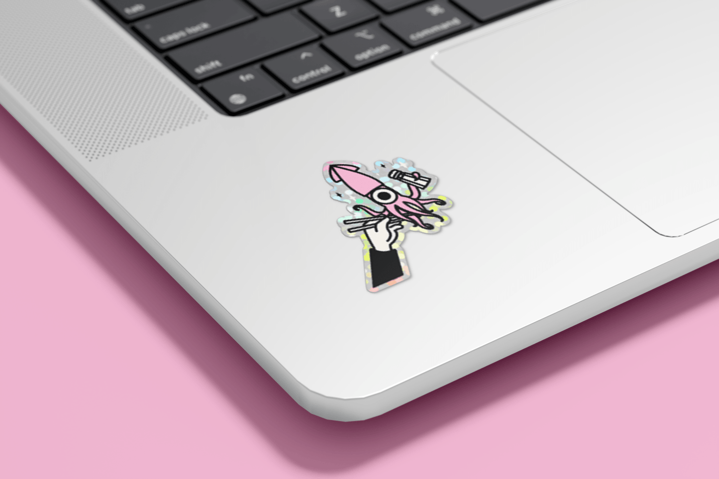 Glitter Squid Sticker - Honest Umami